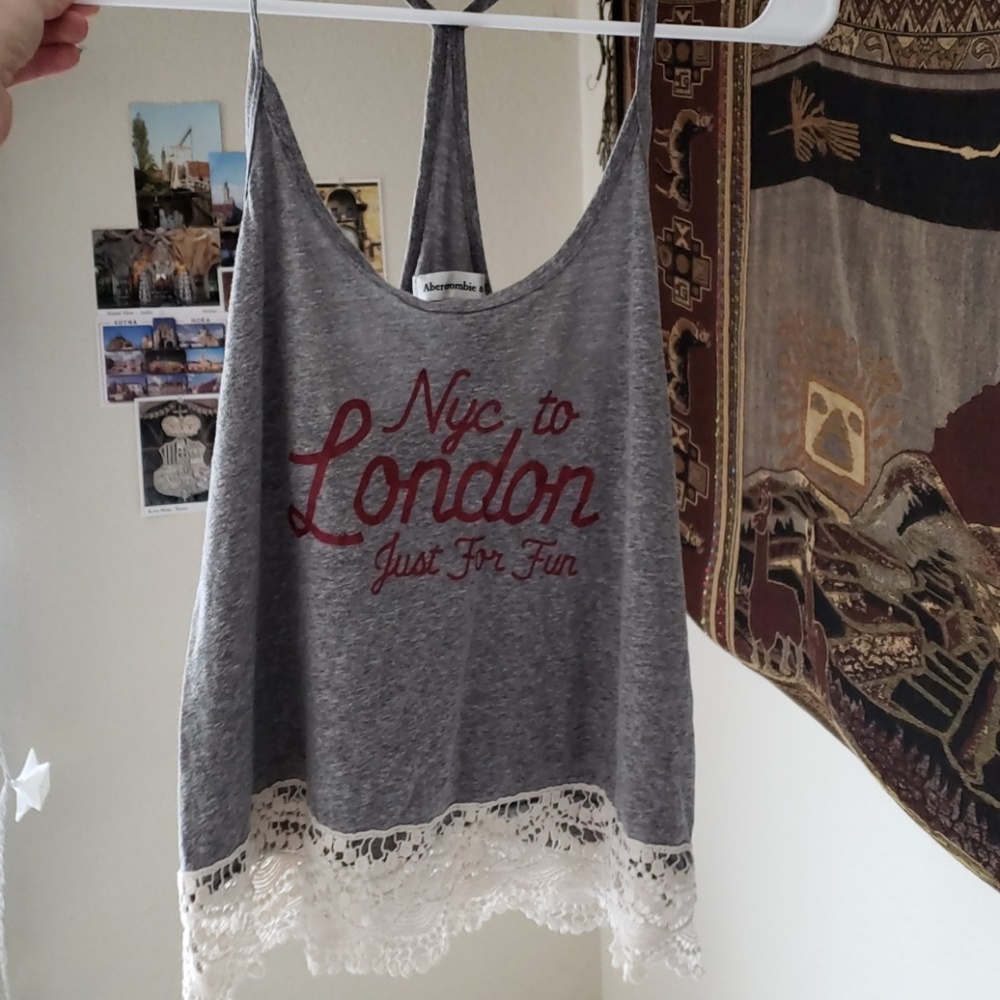 Abercrombie and Fitch Cozy Swing Tank